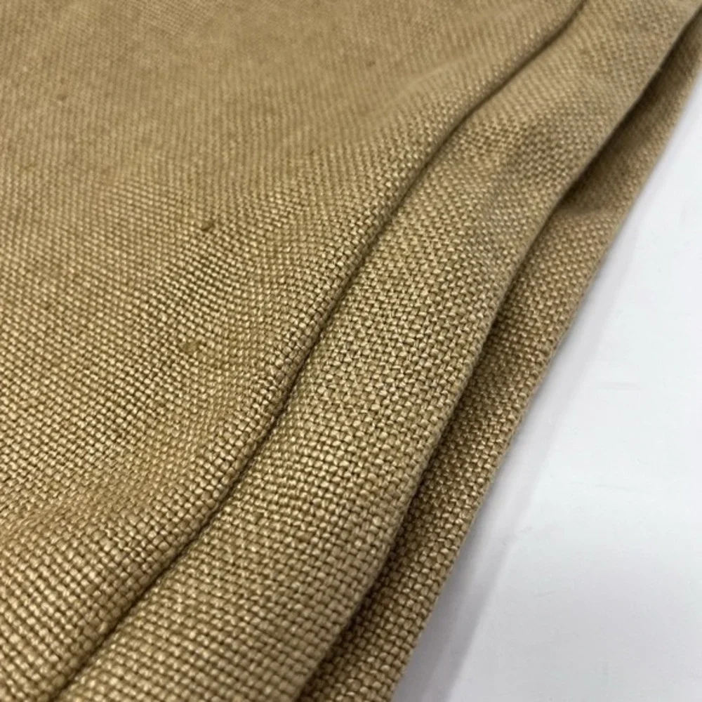 Vtg‎ Legacy 100% Linen Pillow Sham Open Weave Rustic Natural Luxury Zip Closure
